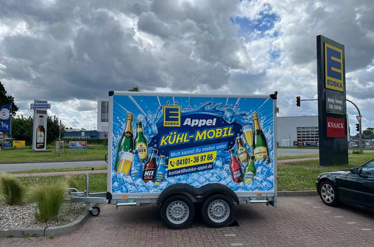 EDEKA Appel Kühlanhänger