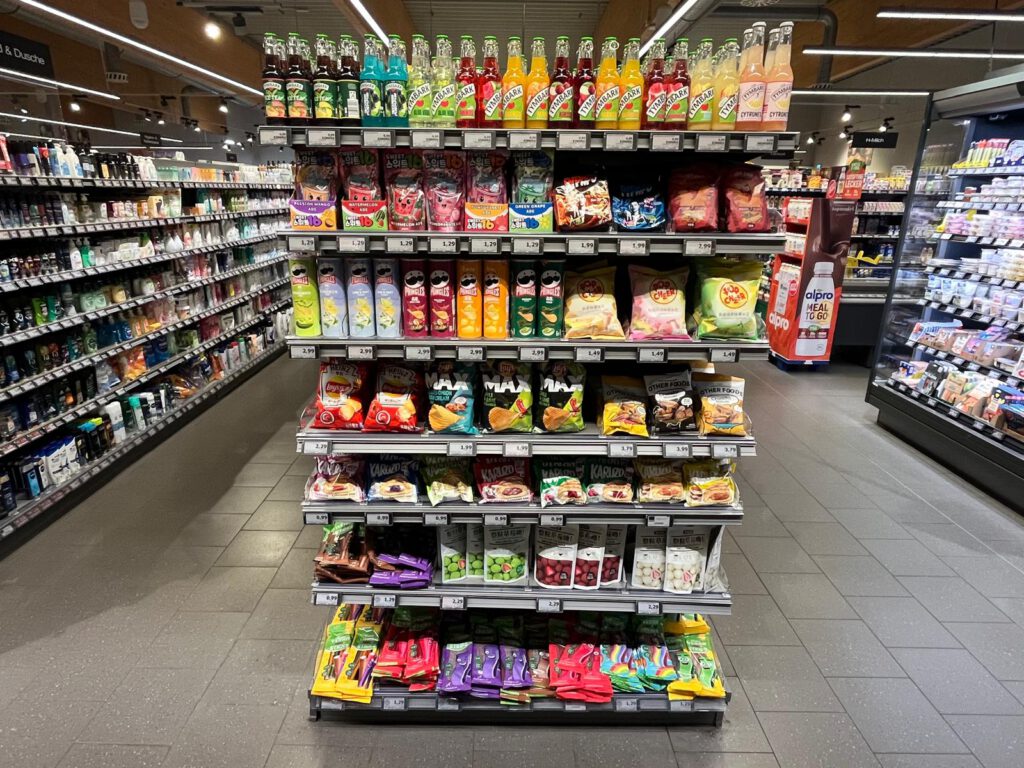 Die Naschimann-Artikel im EDEKA Appel