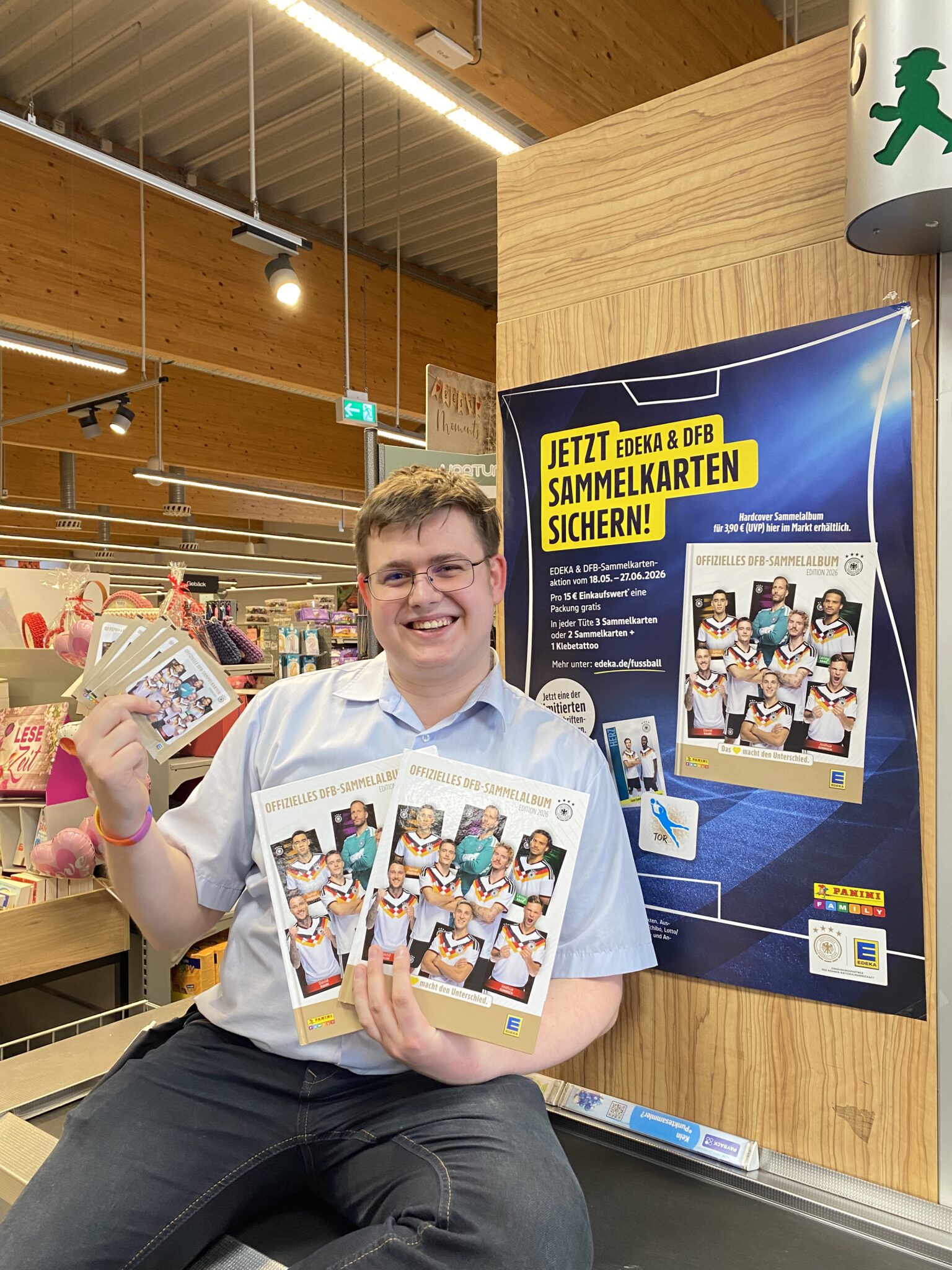 Finn Weltermann freut sich über die Sammelaktion