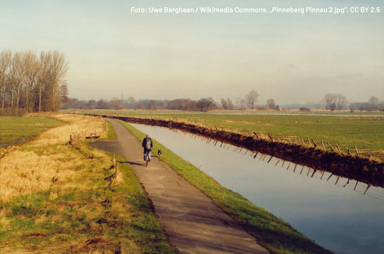 Pinnau, Foto: Uwe Barghaan / Wikimedia Commons, „Pinneberg Pinnau 2.jpg“, CC BY 2.5