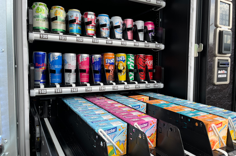 Coole Drinks bei EDEKA Appel 24/7-Automaten
